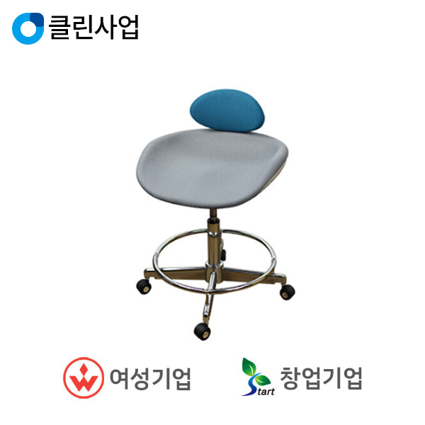 제이오텍 실험실 의자 Laboratory Chair 그린/그레이 LT-CR055-FBGR