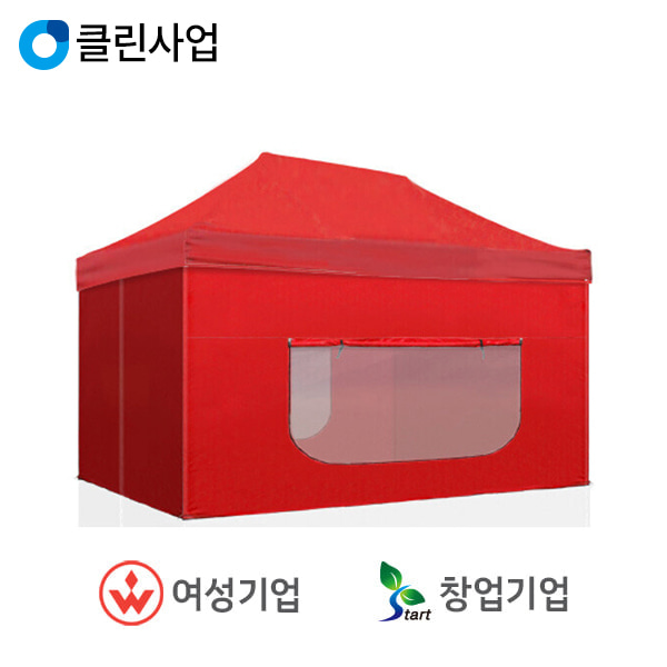 한국캐노피 스텐네스 캐노피 2mx3m(벽면포함 모기장)