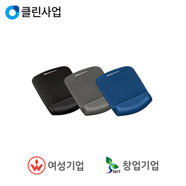 펠로우즈 플러쉬터치 마우스패드 (검정/회색/파랑) 92520, 92522, 92873