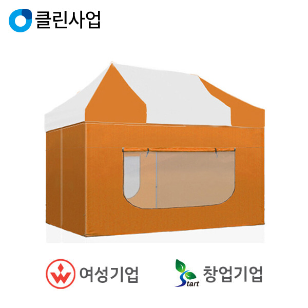 한국캐노피 스틸 캐노피 1.5mx3m(벽면포함 모기장)