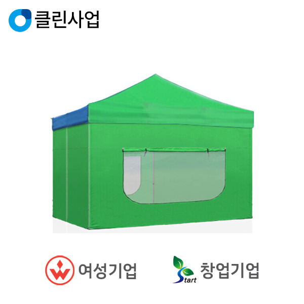한국캐노피 스텐네스 캐노피 2mx2m(벽면포함 모기장)